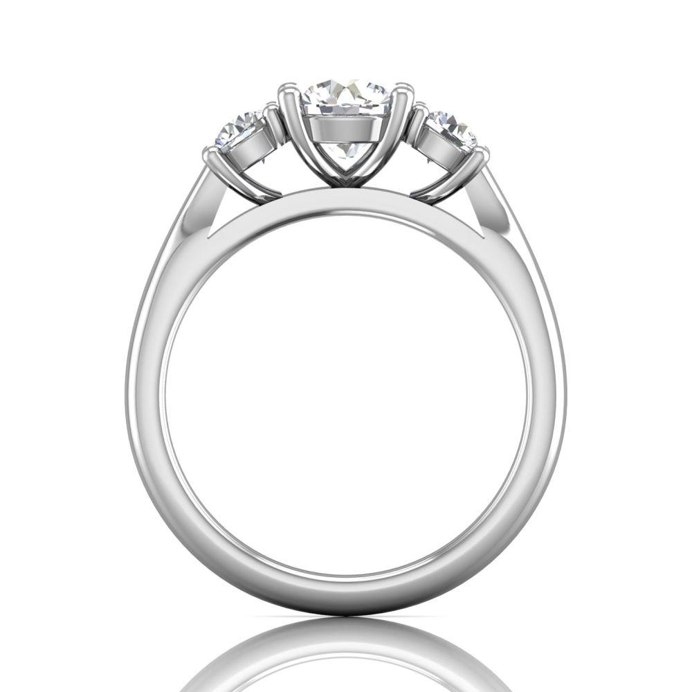 Vincents Fine Jewelry | Martin Flyer | Three Stone Engagement Ring