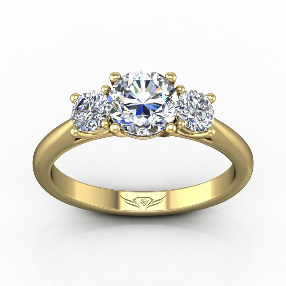 Vincents Fine Jewelry | Martin Flyer | Three Stone Engagement Ring