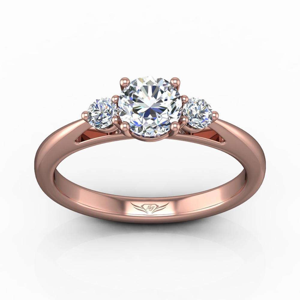 Vincents Fine Jewelry | Martin Flyer | Three Stone Engagement Ring