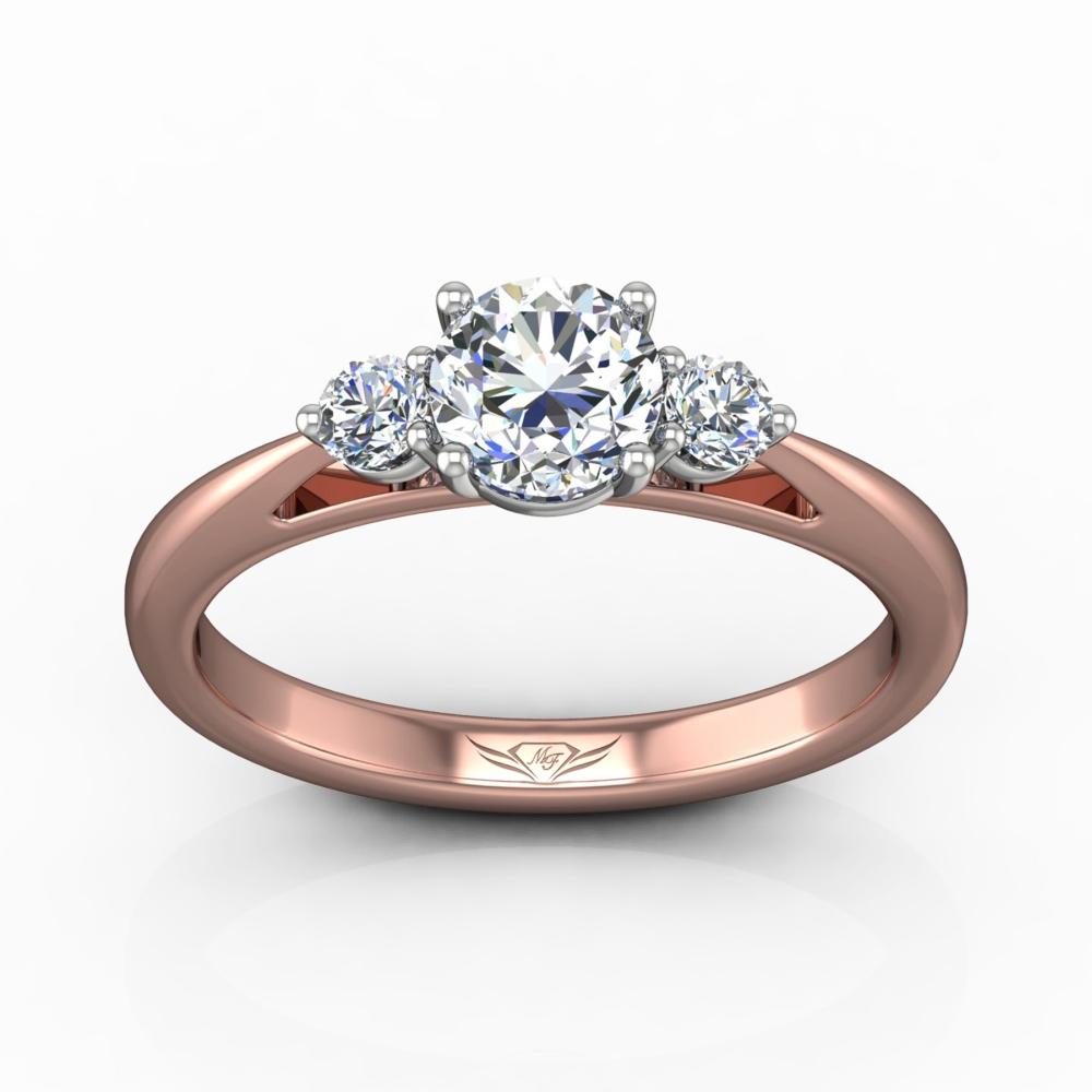 Vincents Fine Jewelry | Martin Flyer | Three Stone Engagement Ring