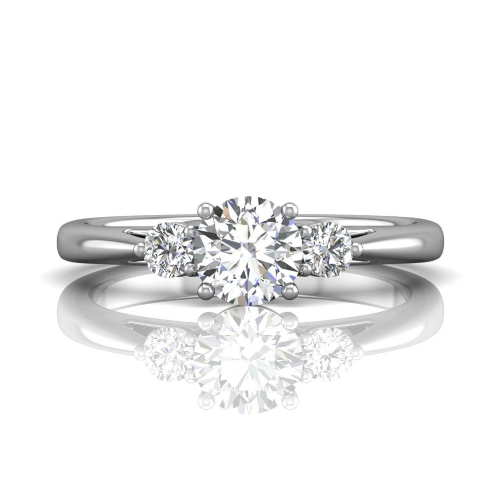 Vincents Fine Jewelry | Martin Flyer | Three Stone Engagement Ring