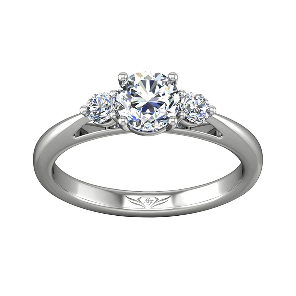 Vincents Fine Jewelry | Martin Flyer | Three Stone Engagement Ring
