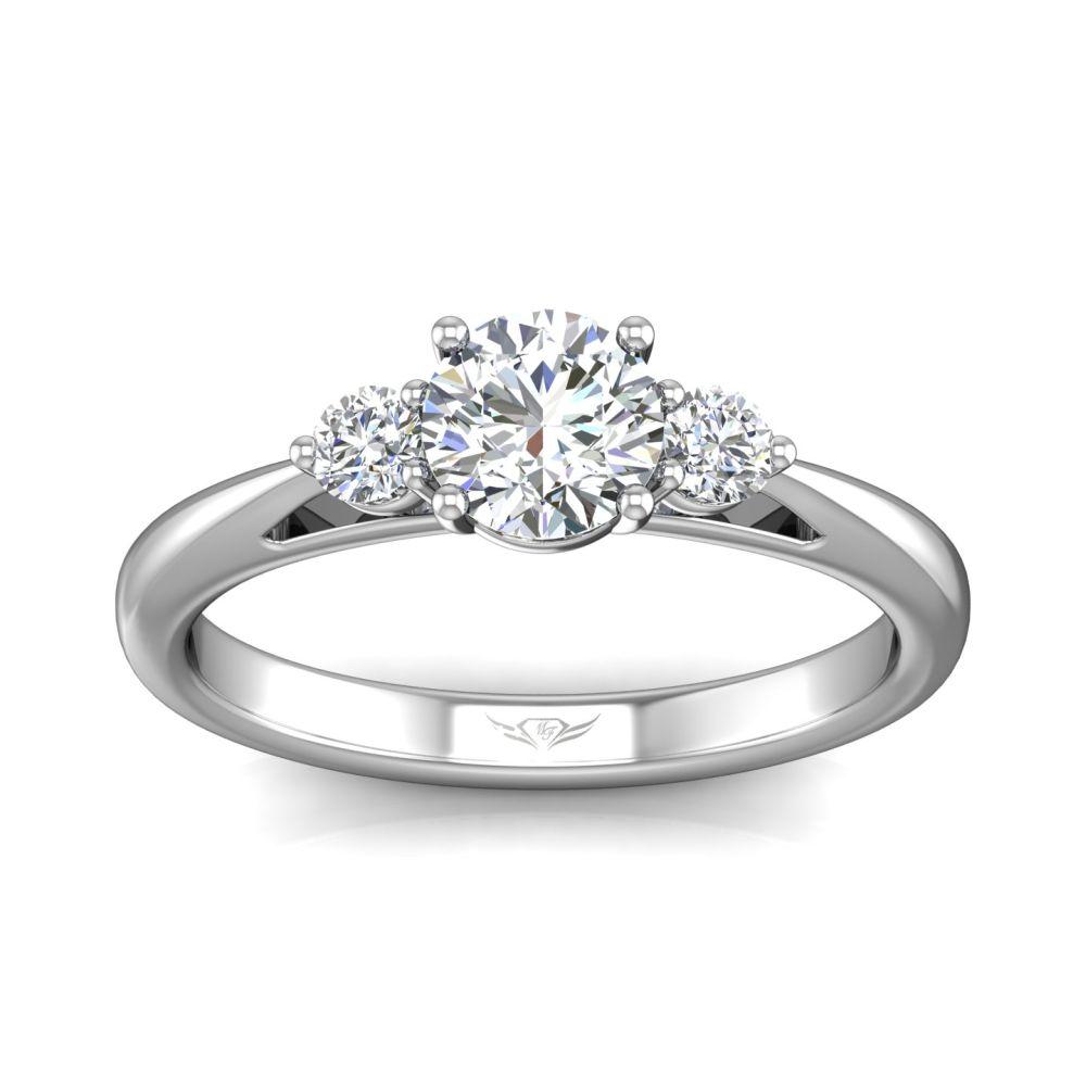 Vincents Fine Jewelry | Martin Flyer | Three Stone Engagement Ring