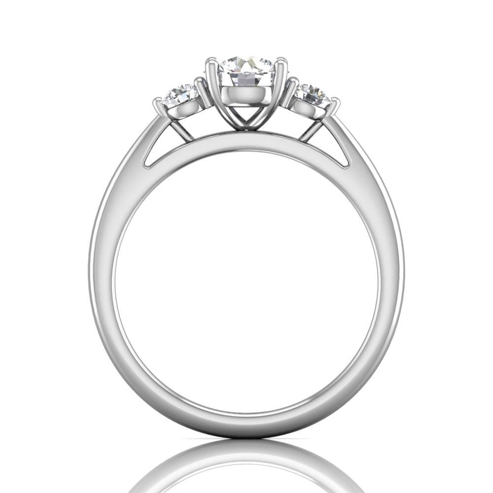Vincents Fine Jewelry | Martin Flyer | Three Stone Engagement Ring
