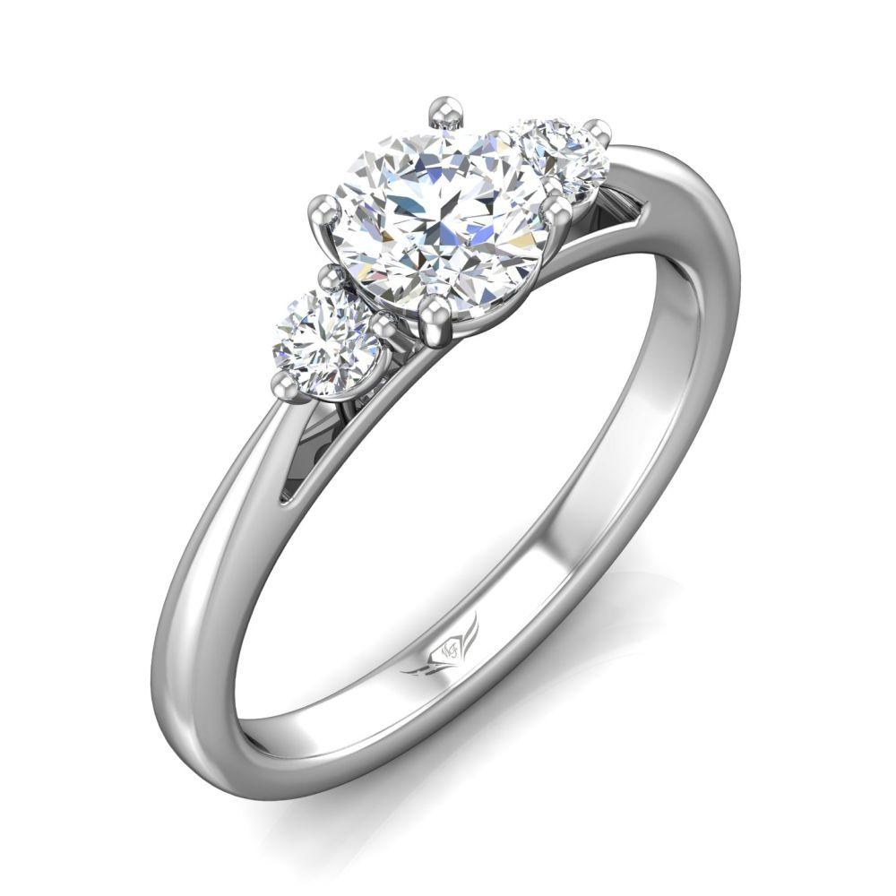 Vincents Fine Jewelry | Martin Flyer | Three Stone Engagement Ring