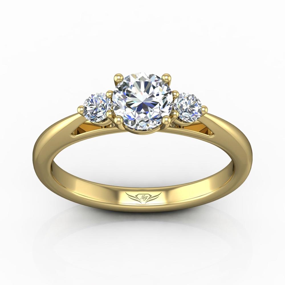 Vincents Fine Jewelry | Martin Flyer | Three Stone Engagement Ring
