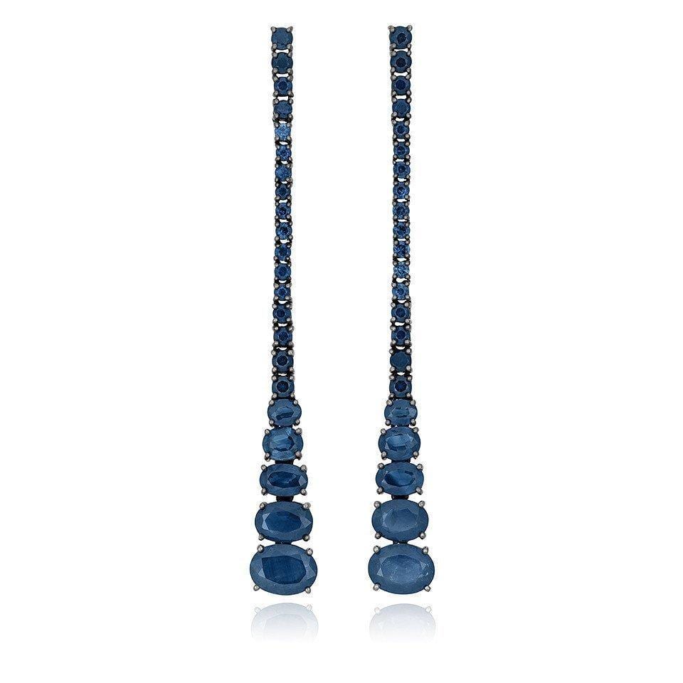 Vincents Fine Jewelry | Jane Kaye | Flexible Cascade Sapphire Earrings