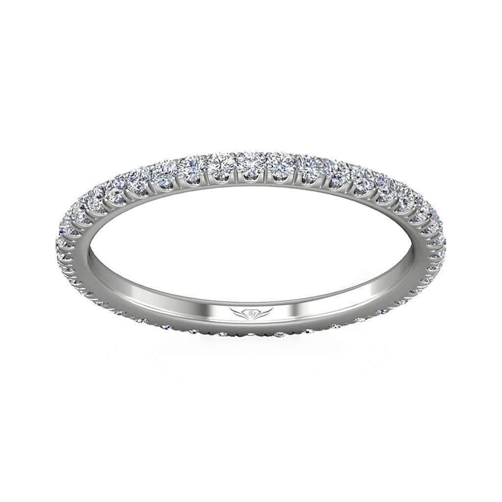 Vincents Fine Jewelry | Martin Flyer | Cutdown Micropave Eternity Wedding Band
