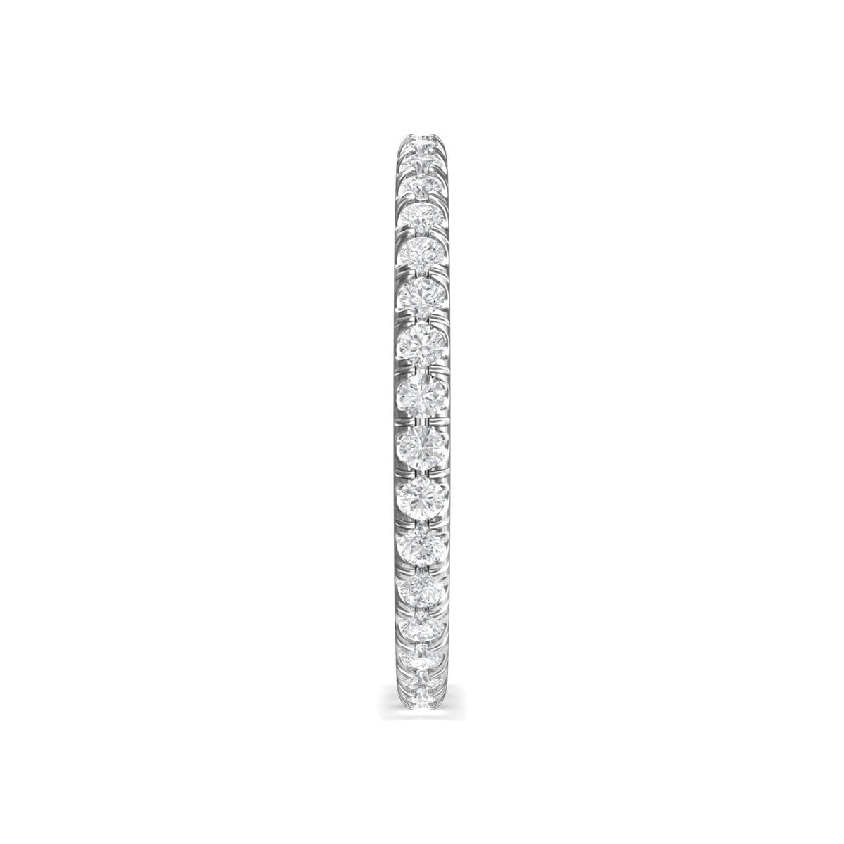 Vincents Fine Jewelry | Martin Flyer | Cutdown Micropave Eternity Wedding Band