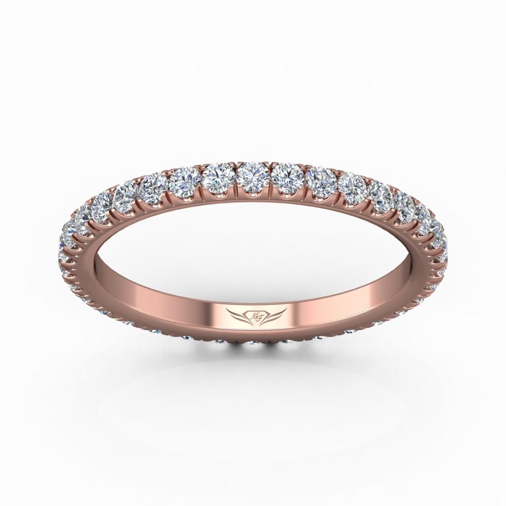 Vincents Fine Jewelry | Martin Flyer | Cutdown Micropave Eternity Wedding Band