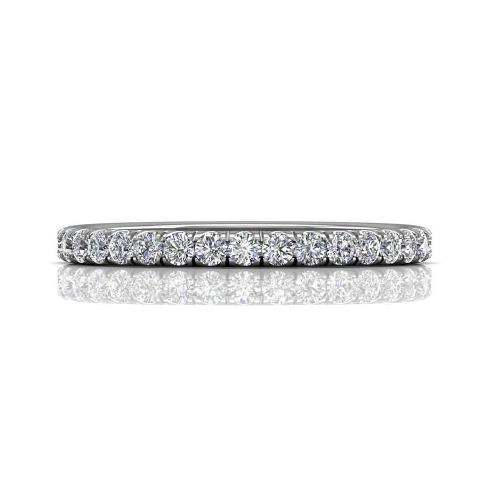 Vincents Fine Jewelry | Martin Flyer | Cutdown Micropave Eternity Wedding Band
