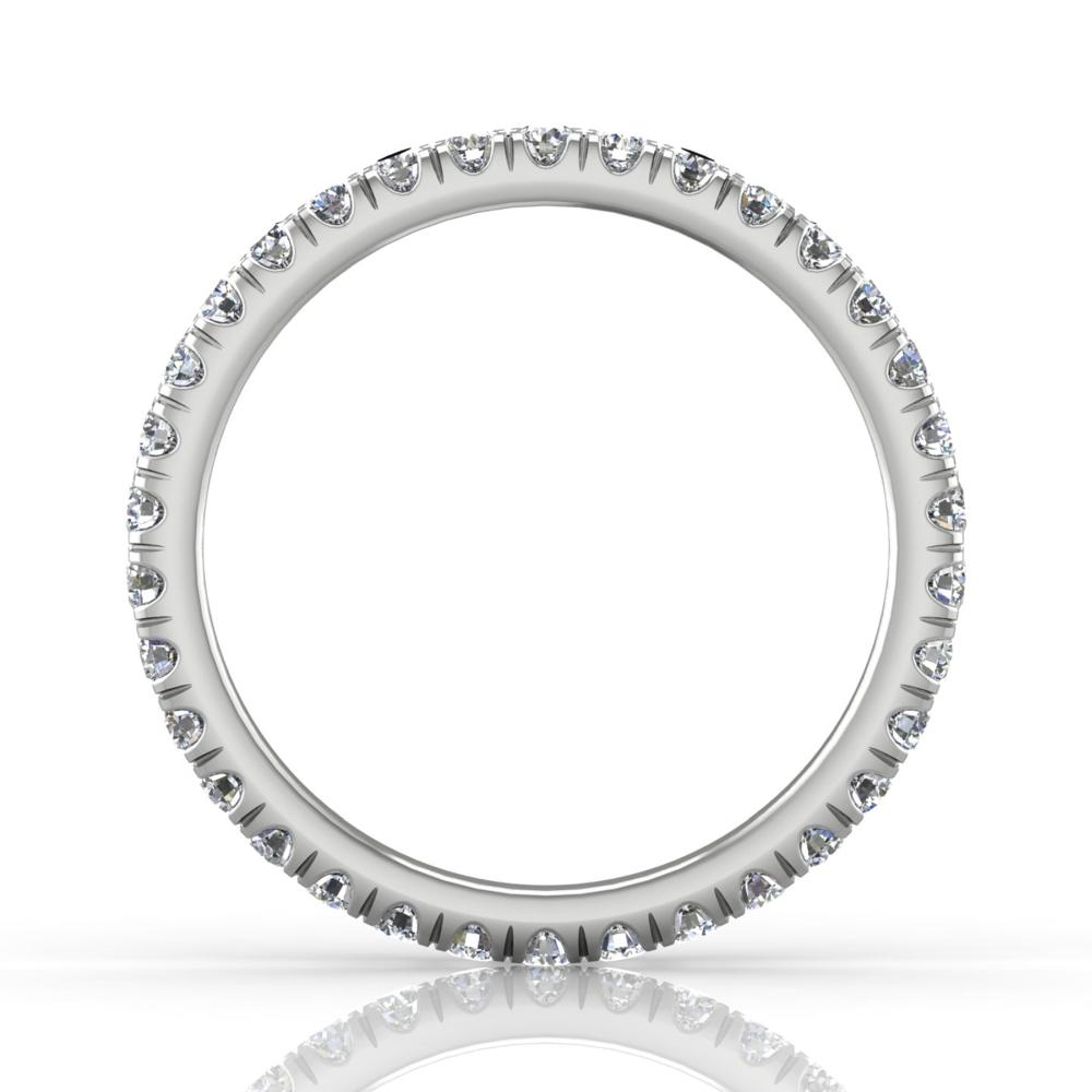 Vincents Fine Jewelry | Martin Flyer | Cutdown Micropave Eternity Wedding Band