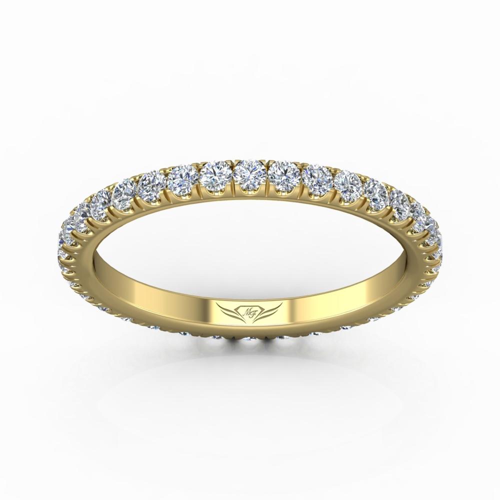 Vincents Fine Jewelry | Martin Flyer | Cutdown Micropave Eternity Wedding Band