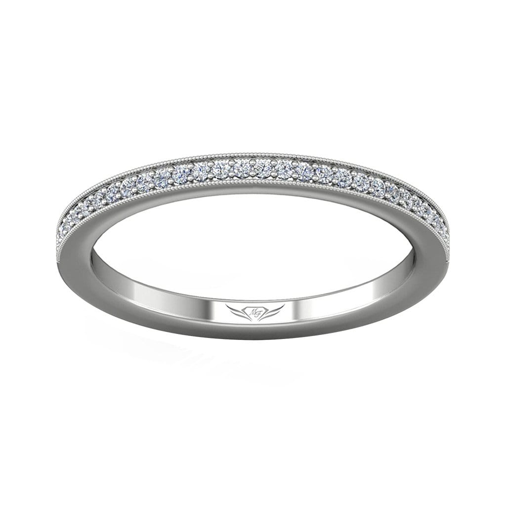 Vincents Fine Jewelry | Martin Flyer | Bead Set Micropave Bead Set Wedding Band