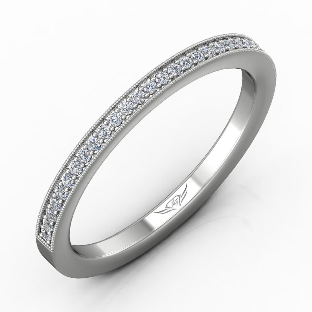 Vincents Fine Jewelry | Martin Flyer | Bead Set Micropave Bead Set Wedding Band