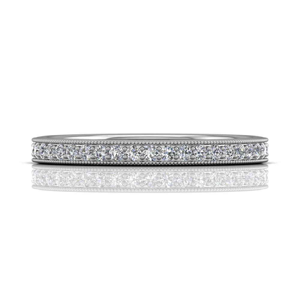 Vincents Fine Jewelry | Martin Flyer | Bead Set Micropave Bead Set Wedding Band