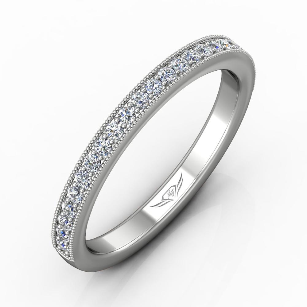 Vincents Fine Jewelry | Martin Flyer | Bead Set Micropave Bead Set Wedding Band