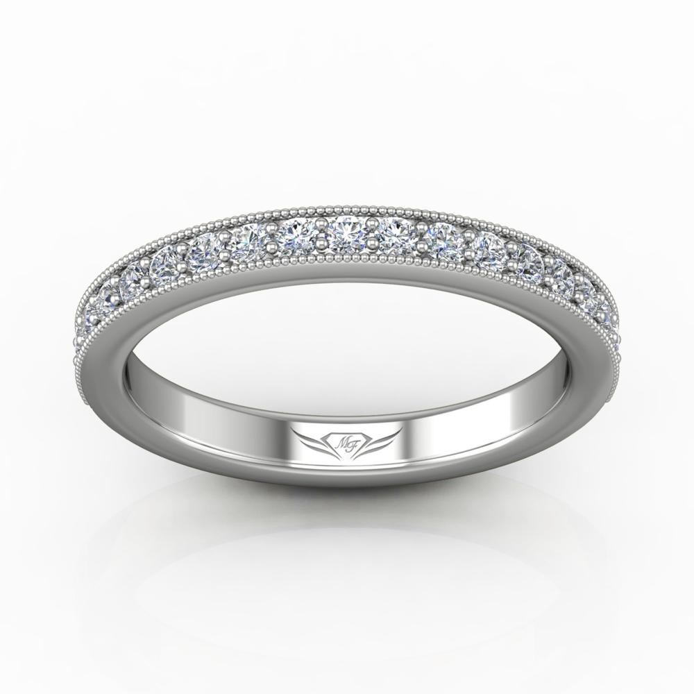 Vincents Fine Jewelry | Martin Flyer | Bead Set Micropave Bead Set Wedding Band