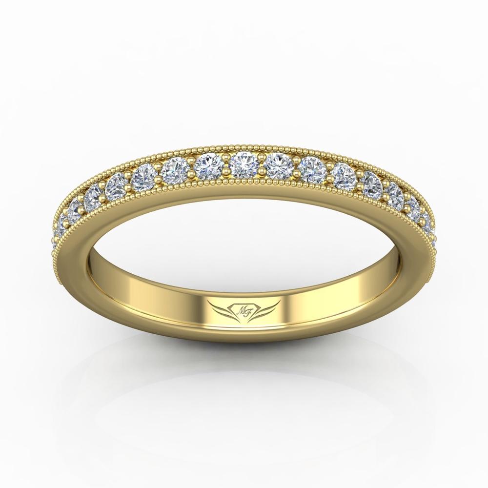 Vincents Fine Jewelry | Martin Flyer | Bead Set Micropave Bead Set Wedding Band