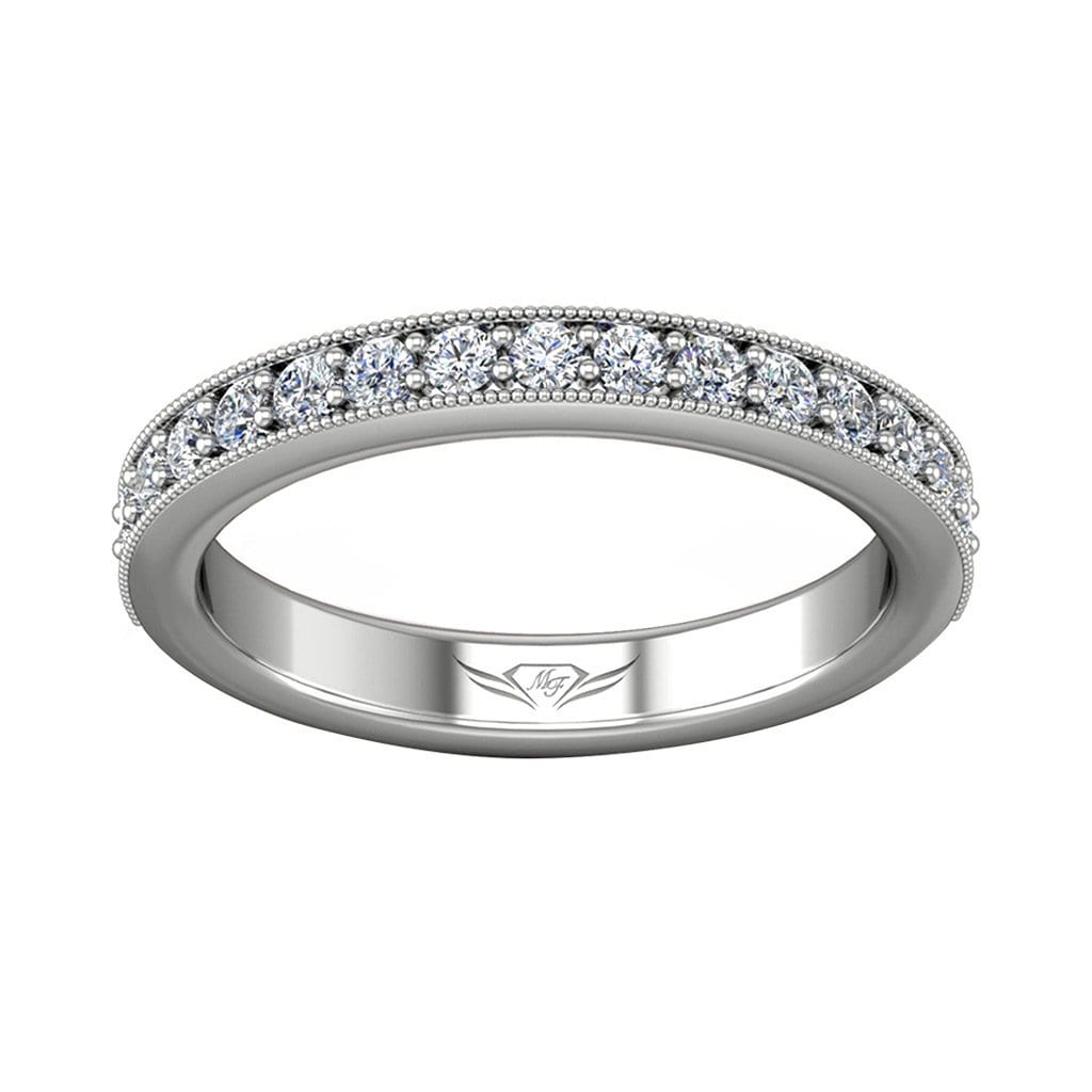 Vincents Fine Jewelry | Martin Flyer | Bead Set Micropave Bead Set Wedding Band