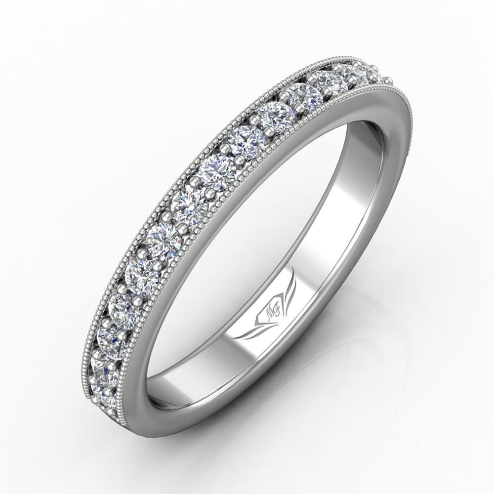 Vincents Fine Jewelry | Martin Flyer | Bead Set Micropave Bead Set Wedding Band