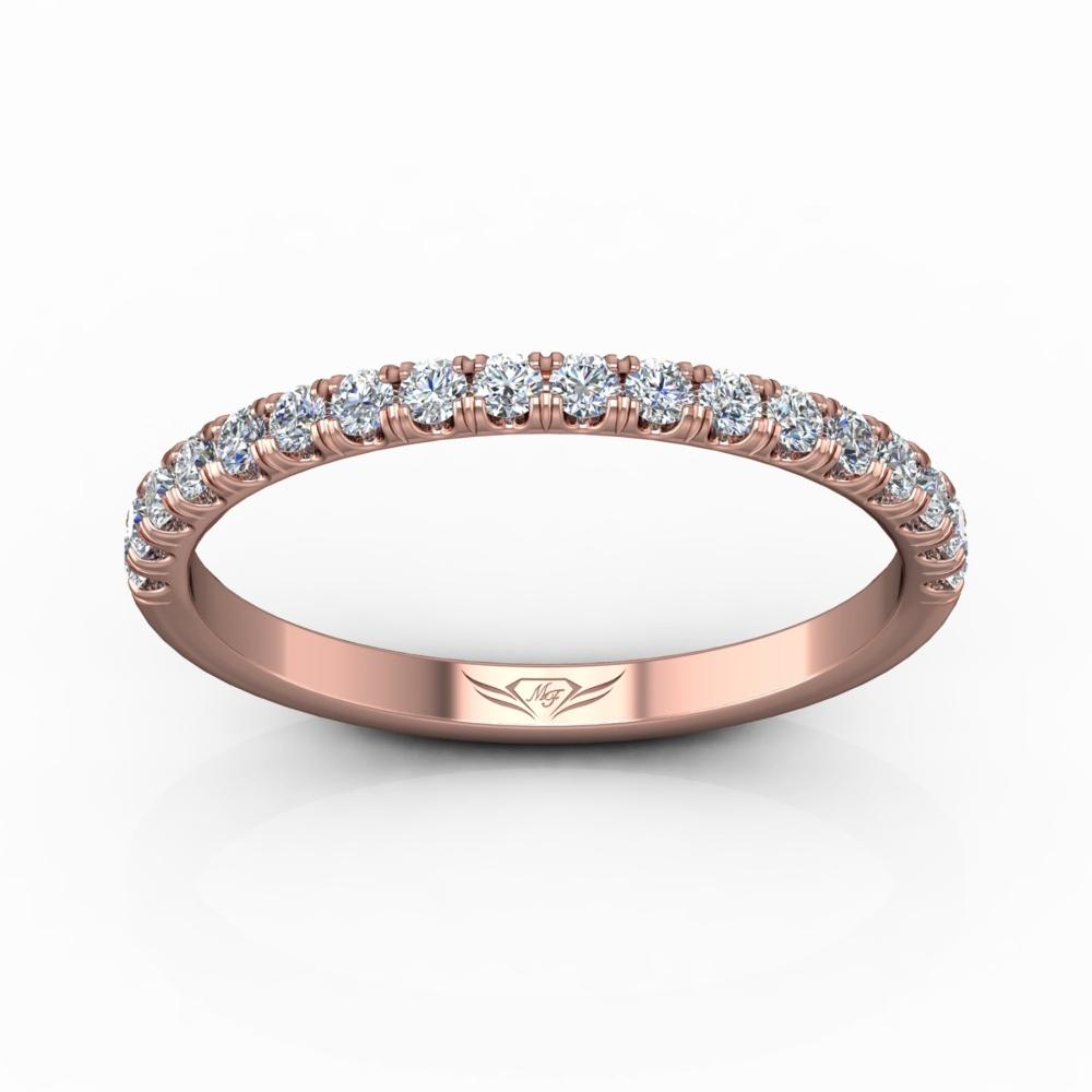 Vincents Fine Jewelry | Martin Flyer | Cutdown Micropave Matching Wedding Band