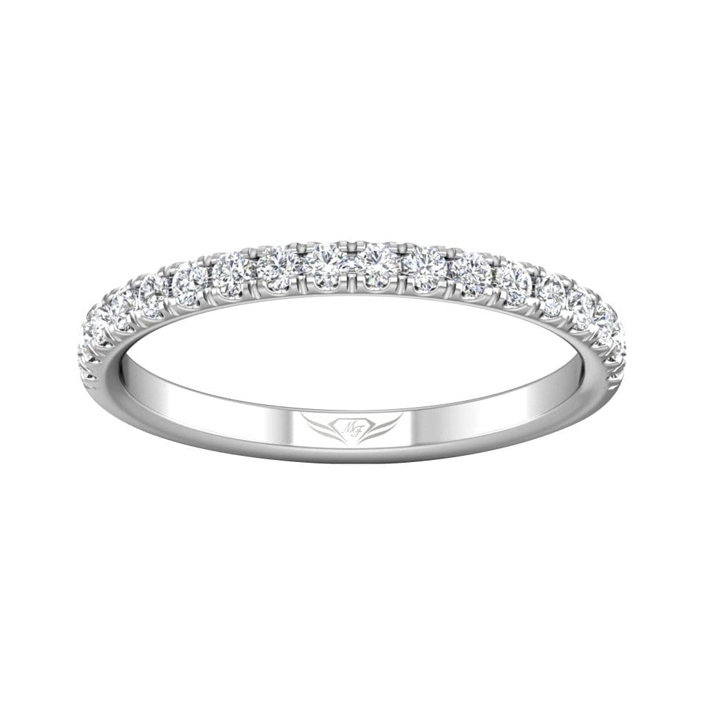 Vincents Fine Jewelry | Martin Flyer | Cutdown Micropave Matching Wedding Band