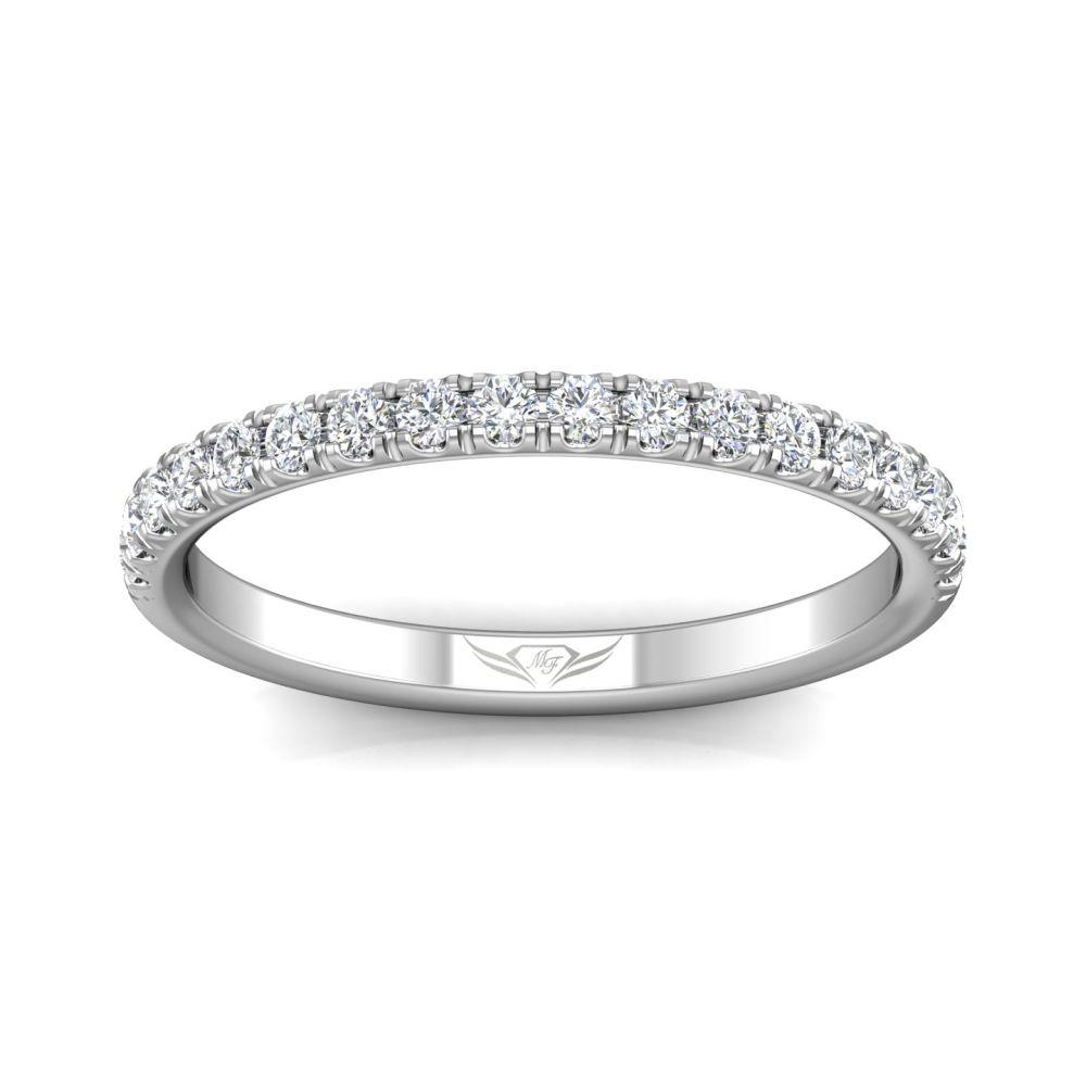 Vincents Fine Jewelry | Martin Flyer | Cutdown Micropave Matching Wedding Band