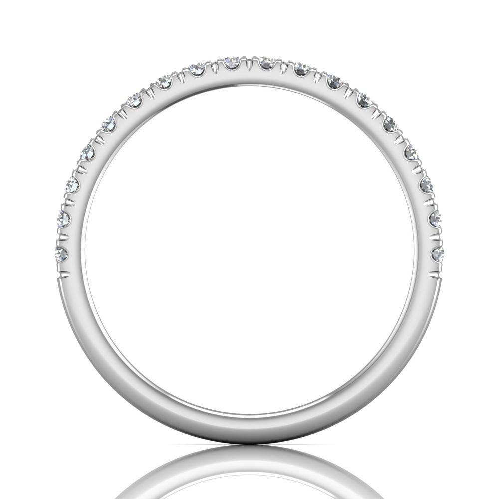 Vincents Fine Jewelry | Martin Flyer | Cutdown Micropave Matching Wedding Band