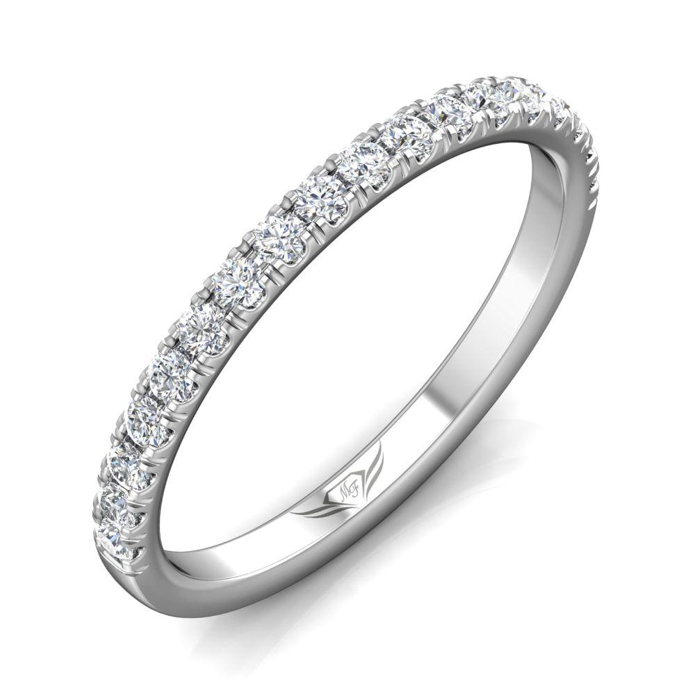 Vincents Fine Jewelry | Martin Flyer | Cutdown Micropave Matching Wedding Band