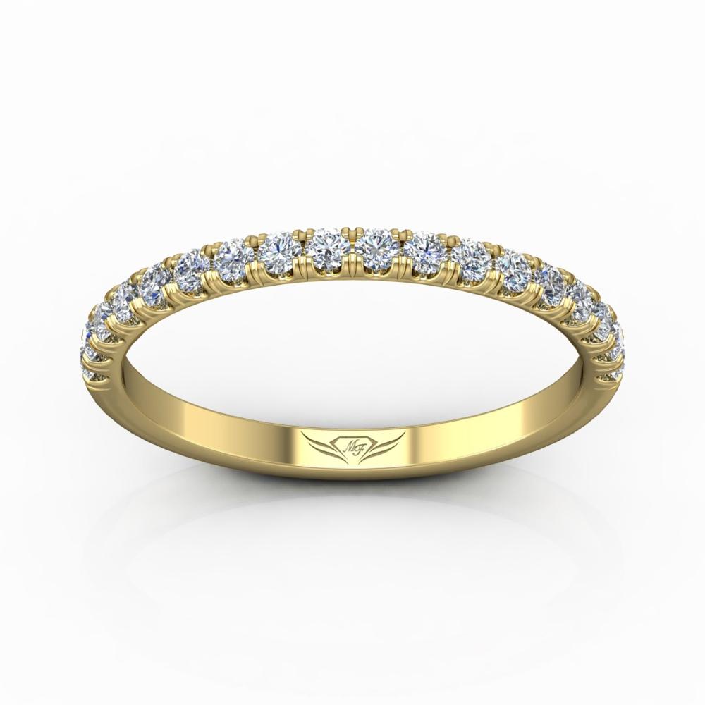 Vincents Fine Jewelry | Martin Flyer | Cutdown Micropave Matching Wedding Band