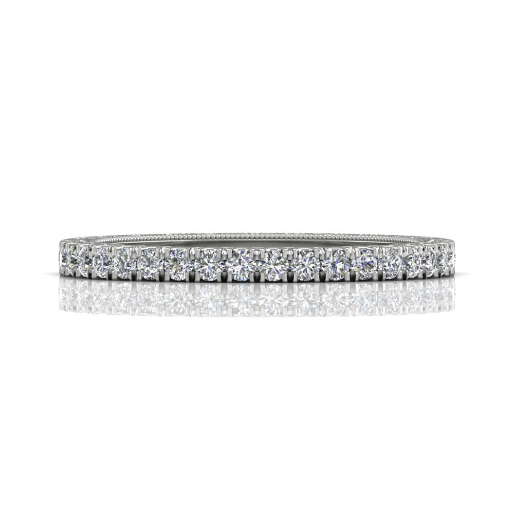 Vincents Fine Jewelry | Martin Flyer | Cutdown Micropave Matching Wedding Band