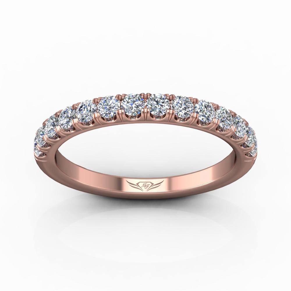 Vincents Fine Jewelry | Martin Flyer | Cutdown Micropave Matching Wedding Band