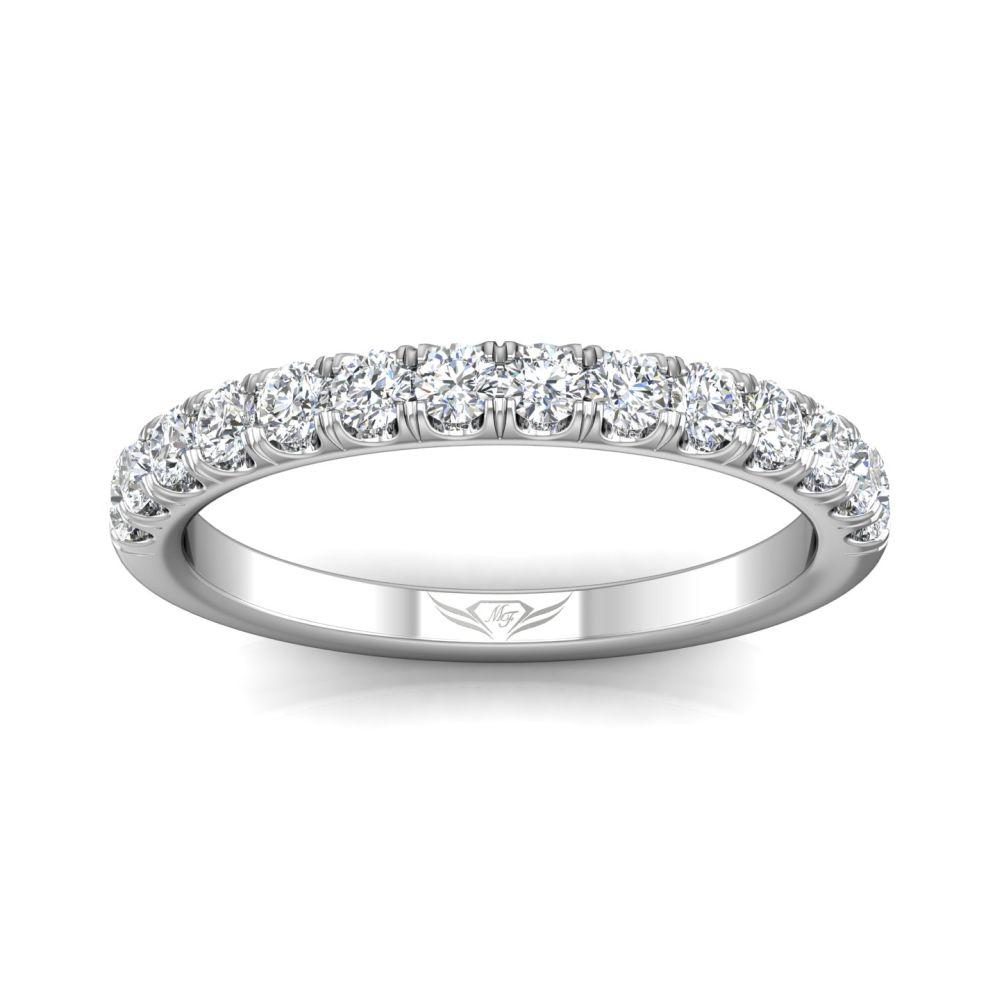 Vincents Fine Jewelry | Martin Flyer | Cutdown Micropave Matching Wedding Band