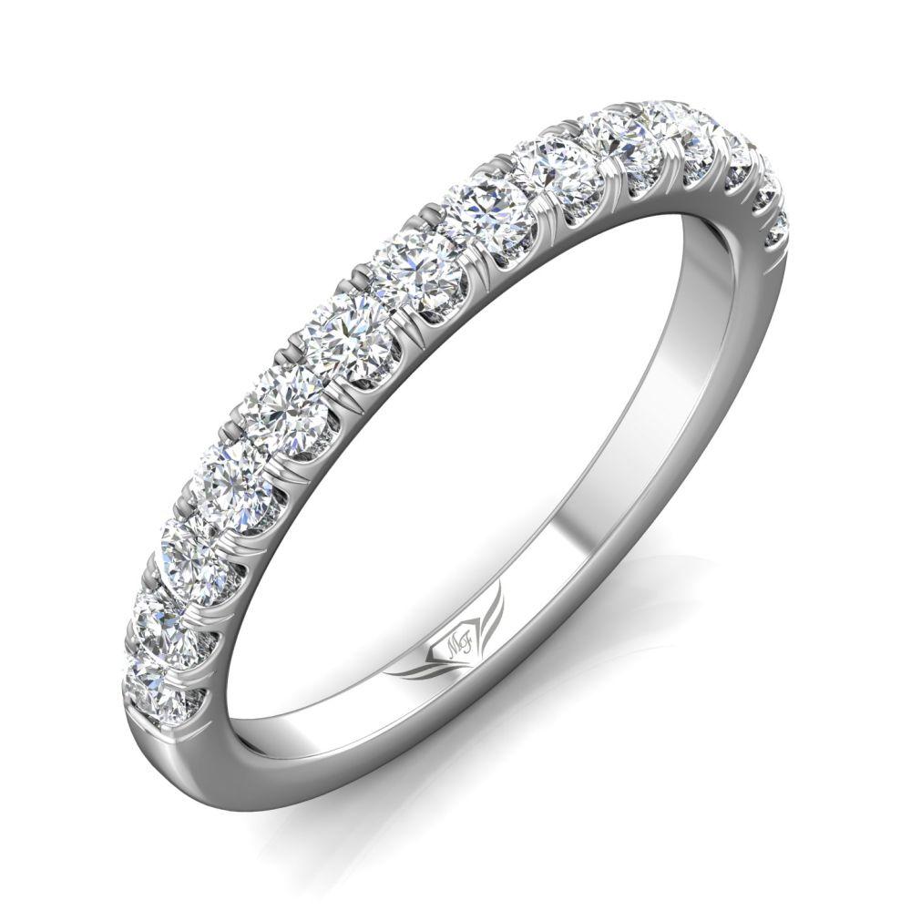 Vincents Fine Jewelry | Martin Flyer | Cutdown Micropave Matching Wedding Band