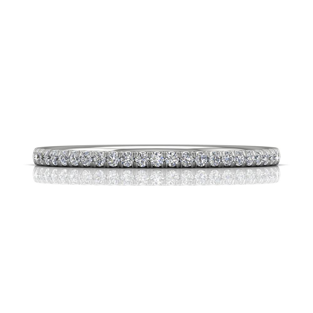 Vincents Fine Jewelry | Martin Flyer | Cutdown Micropave Wedding Band