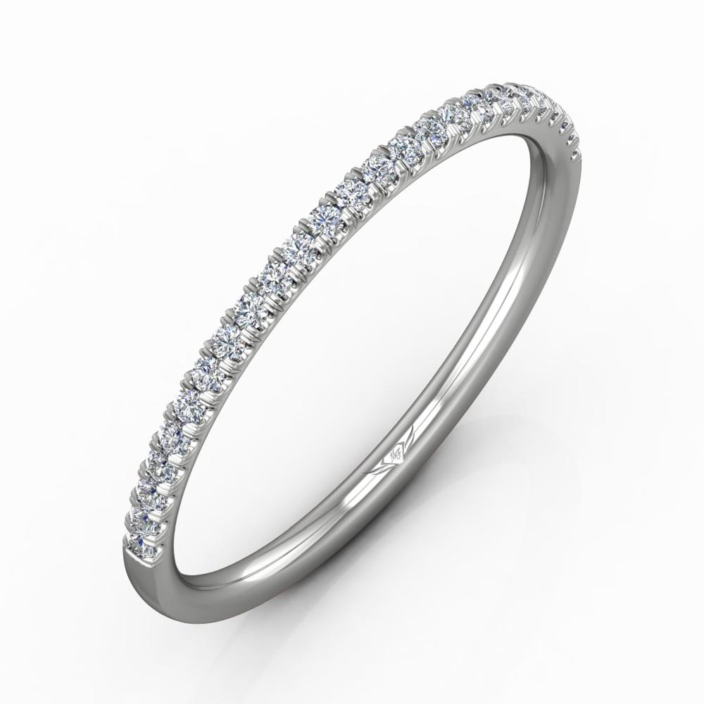 Vincents Fine Jewelry | Martin Flyer | Cutdown Micropave Wedding Band
