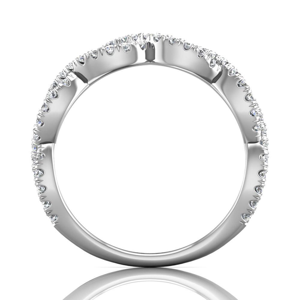 Vincents Fine Jewelry | Martin Flyer | Cutdown Micropave Matching Wedding Band