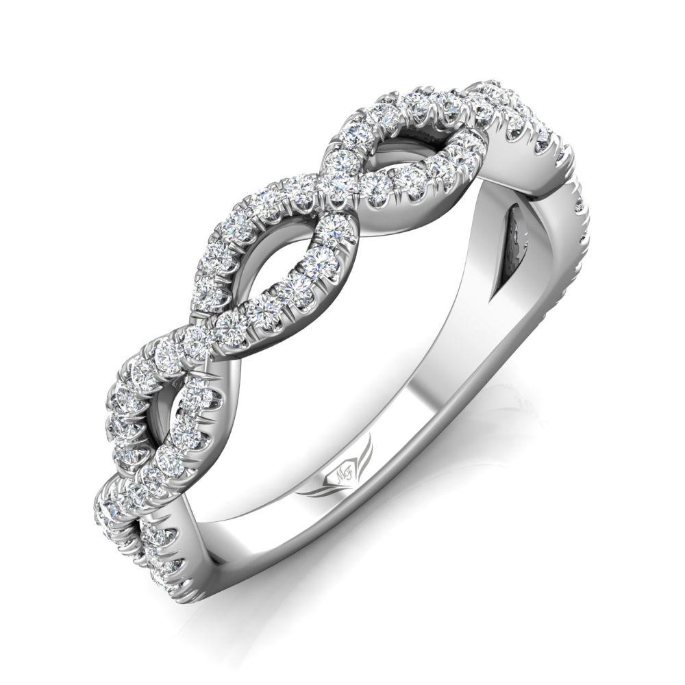 Vincents Fine Jewelry | Martin Flyer | Cutdown Micropave Matching Wedding Band