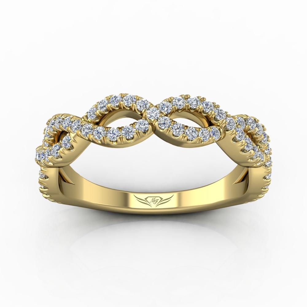 Vincents Fine Jewelry | Martin Flyer | Cutdown Micropave Matching Wedding Band