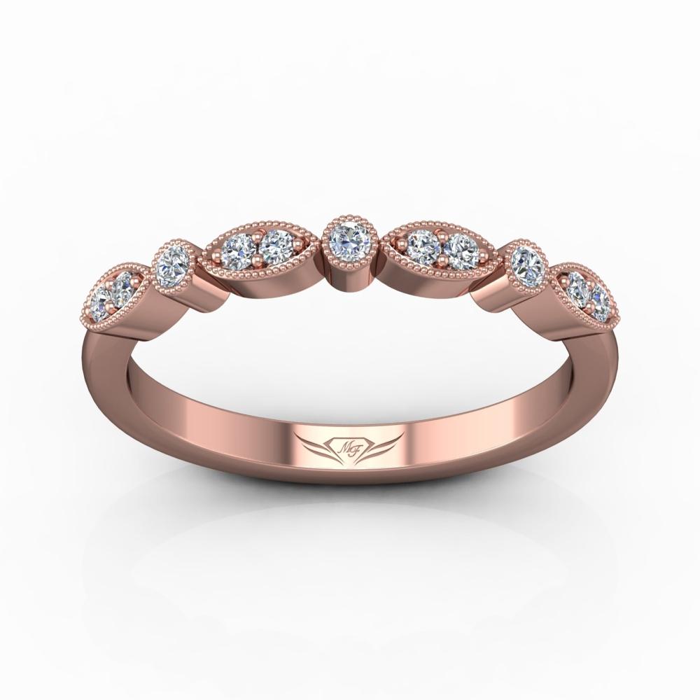 Vincents Fine Jewelry | Martin Flyer | Bead Set Micropave Wedding Band