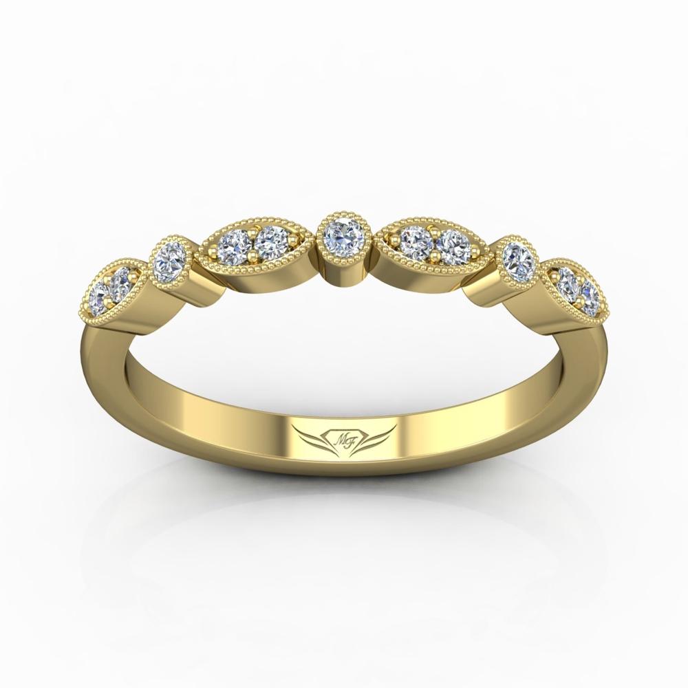 Vincents Fine Jewelry | Martin Flyer | Bead Set Micropave Wedding Band