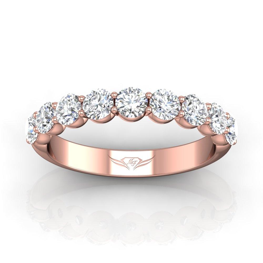 Vincents Fine Jewelry | Martin Flyer | Shared Prong Matching Wedding Band