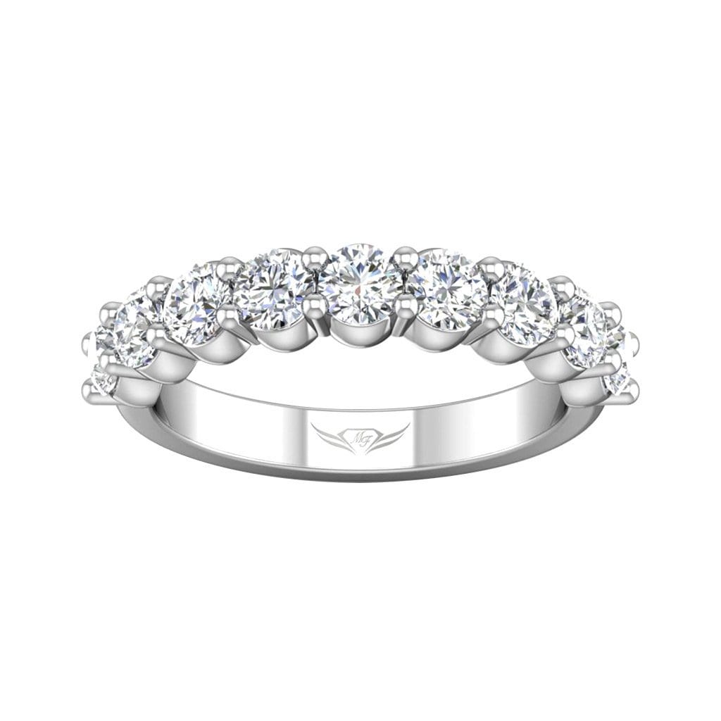 Vincents Fine Jewelry | Martin Flyer | Shared Prong Matching Wedding Band
