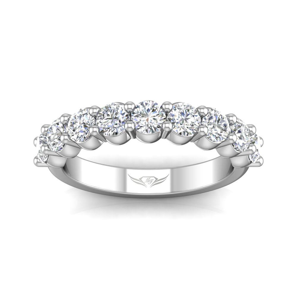 Vincents Fine Jewelry | Martin Flyer | Shared Prong Matching Wedding Band