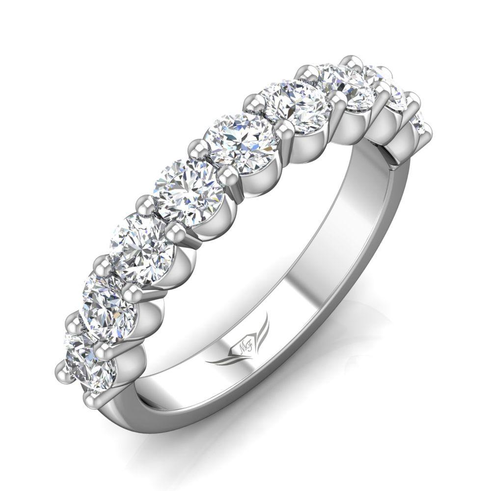 Vincents Fine Jewelry | Martin Flyer | Shared Prong Matching Wedding Band