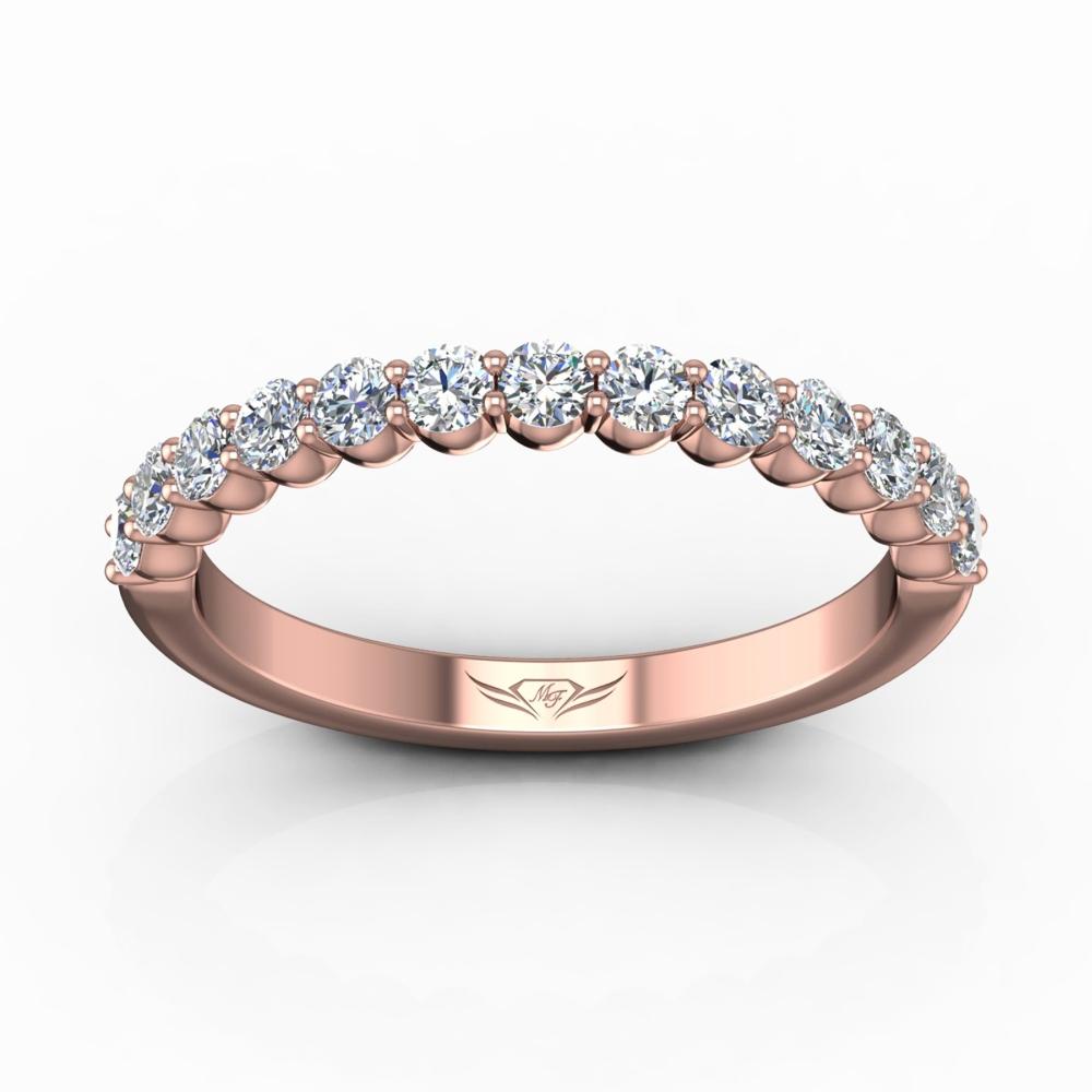 Vincents Fine Jewelry | Martin Flyer | Shared Prong Matching Wedding Band