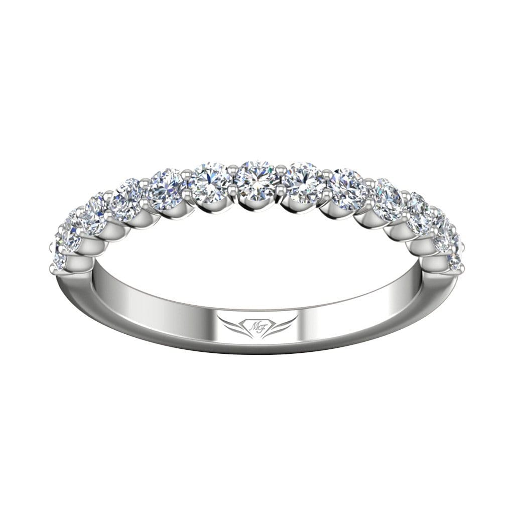 Vincents Fine Jewelry | Martin Flyer | Shared Prong Matching Wedding Band