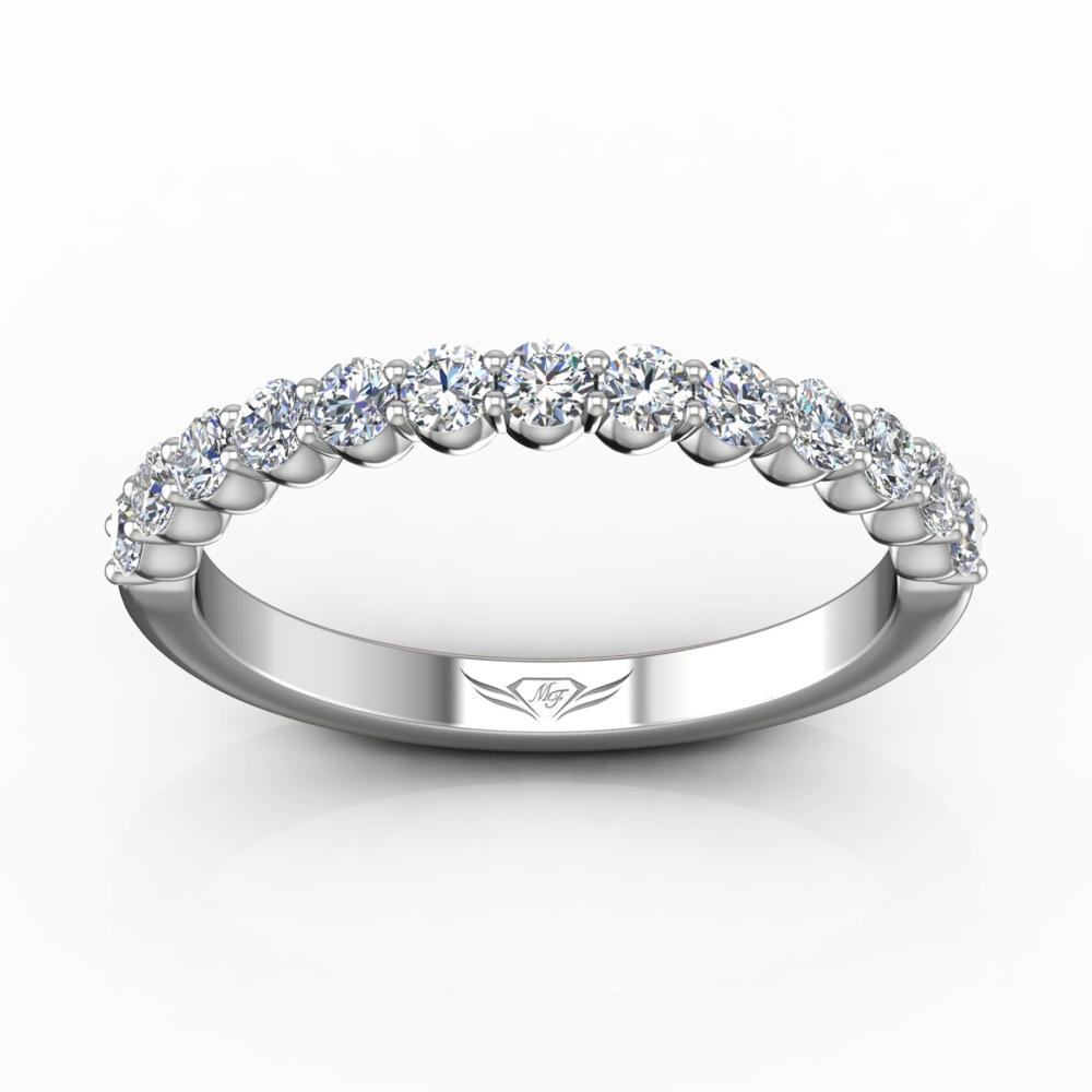 Vincents Fine Jewelry | Martin Flyer | Shared Prong Matching Wedding Band