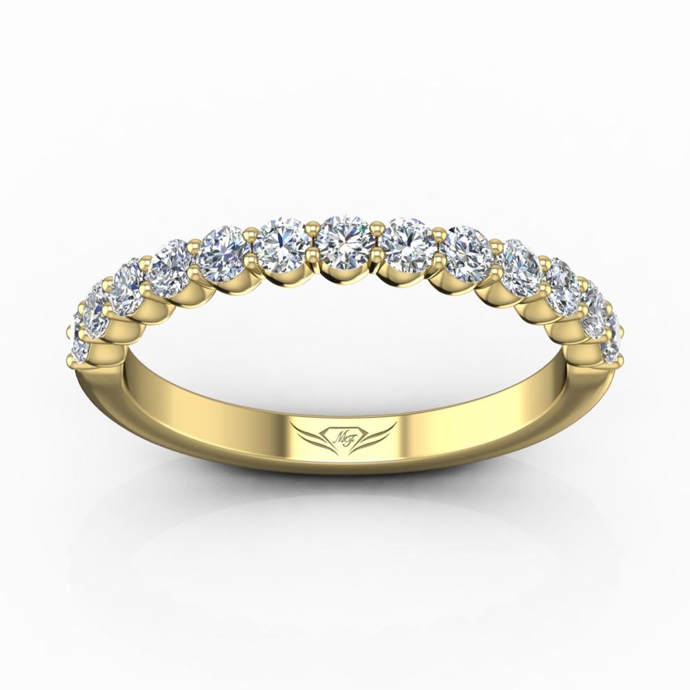 Vincents Fine Jewelry | Martin Flyer | Shared Prong Matching Wedding Band